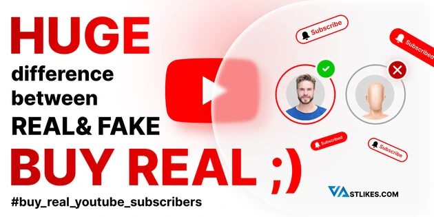 huge difference between real & fake. buy real youtube subscribers